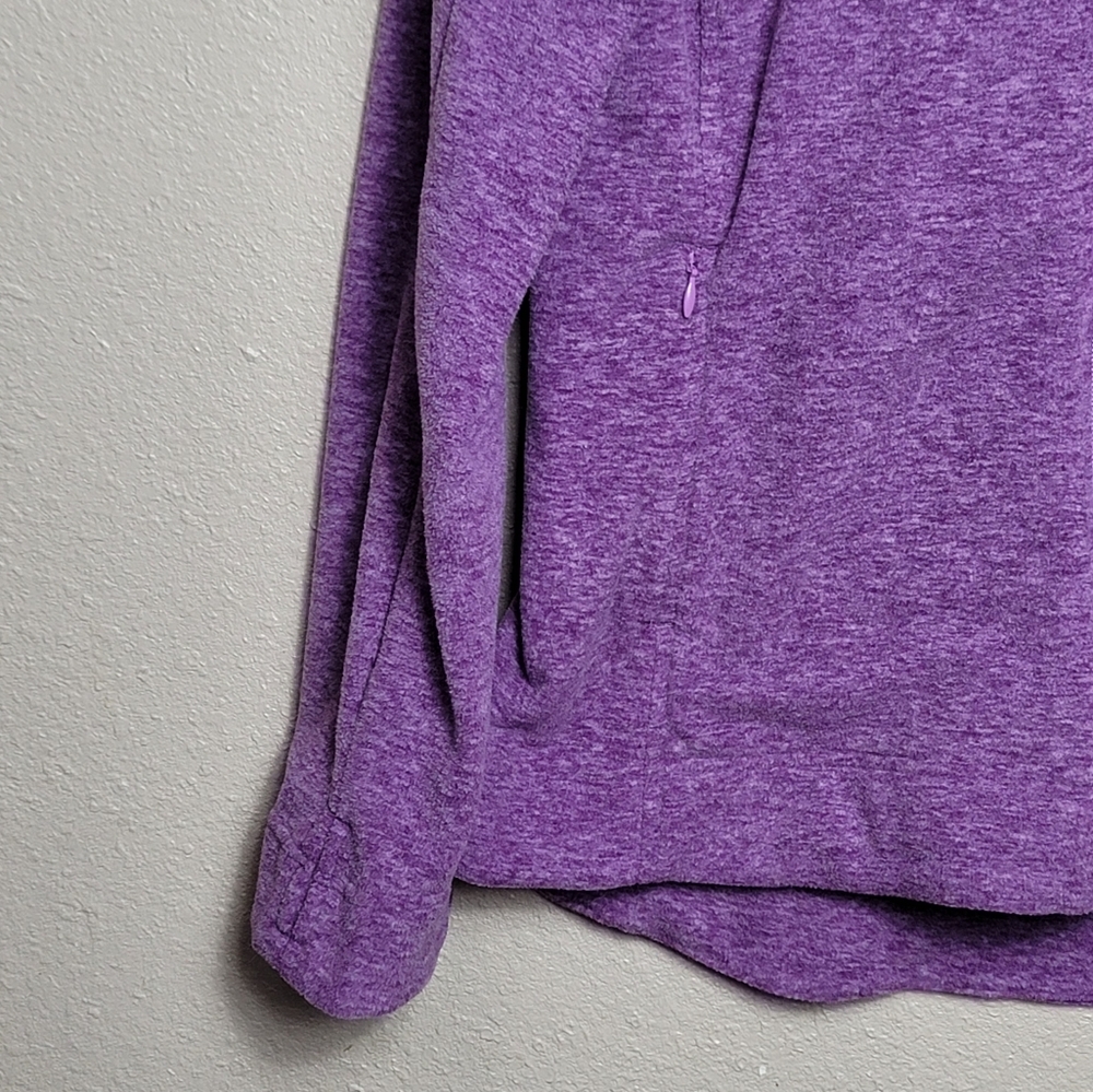 Duluth Trading Woman's Sz L Purple Fleece Jacket - Picture 7 of 9